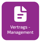 Lila Icon "Vertragsmanagement"